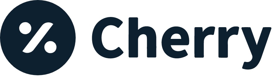 Cherry logo with percentage symbol