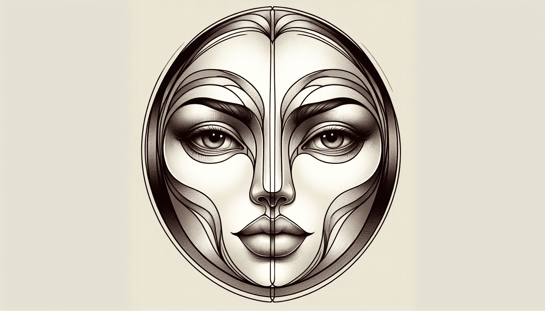 Illustration of facial balancing