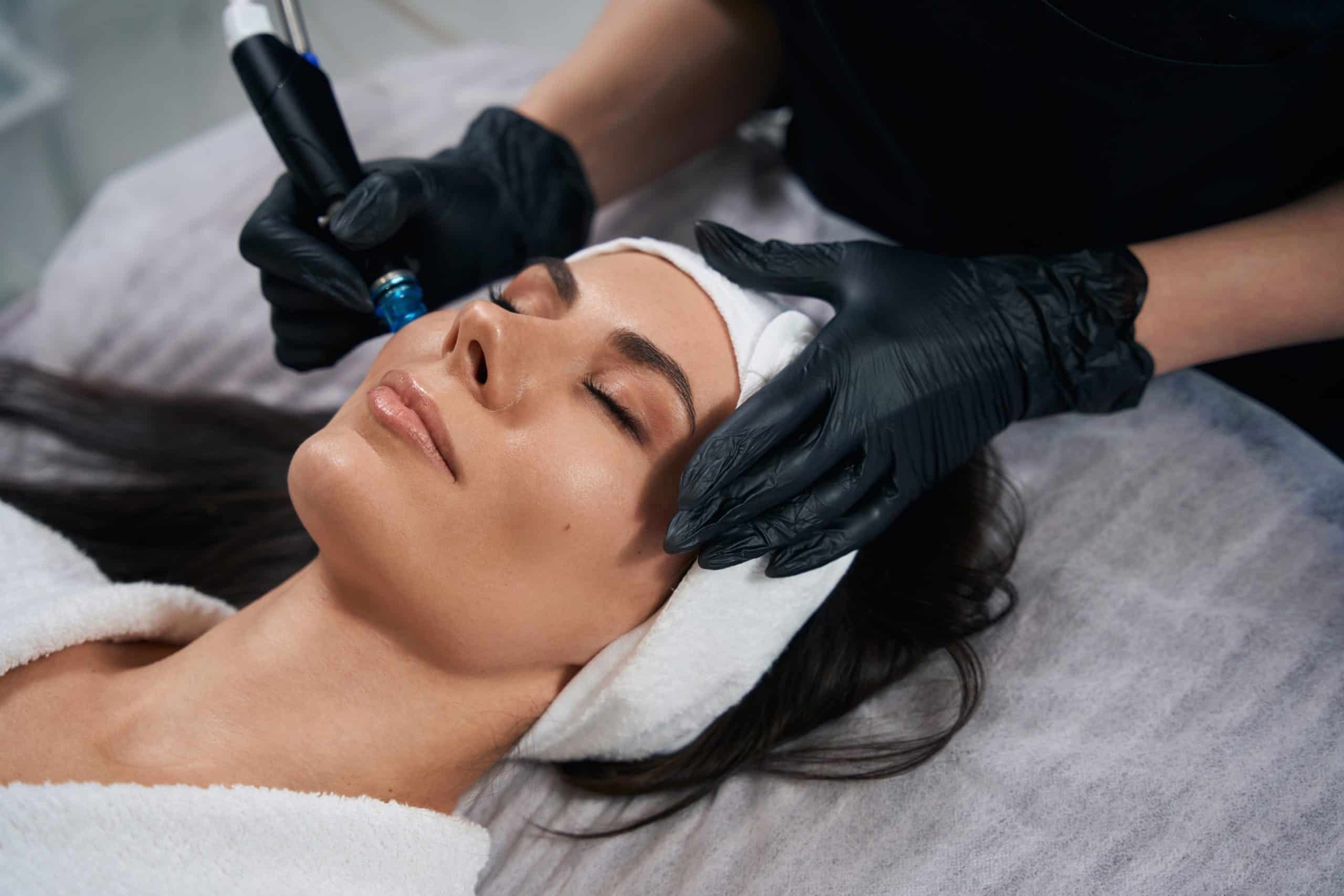 women getting peels for skin care